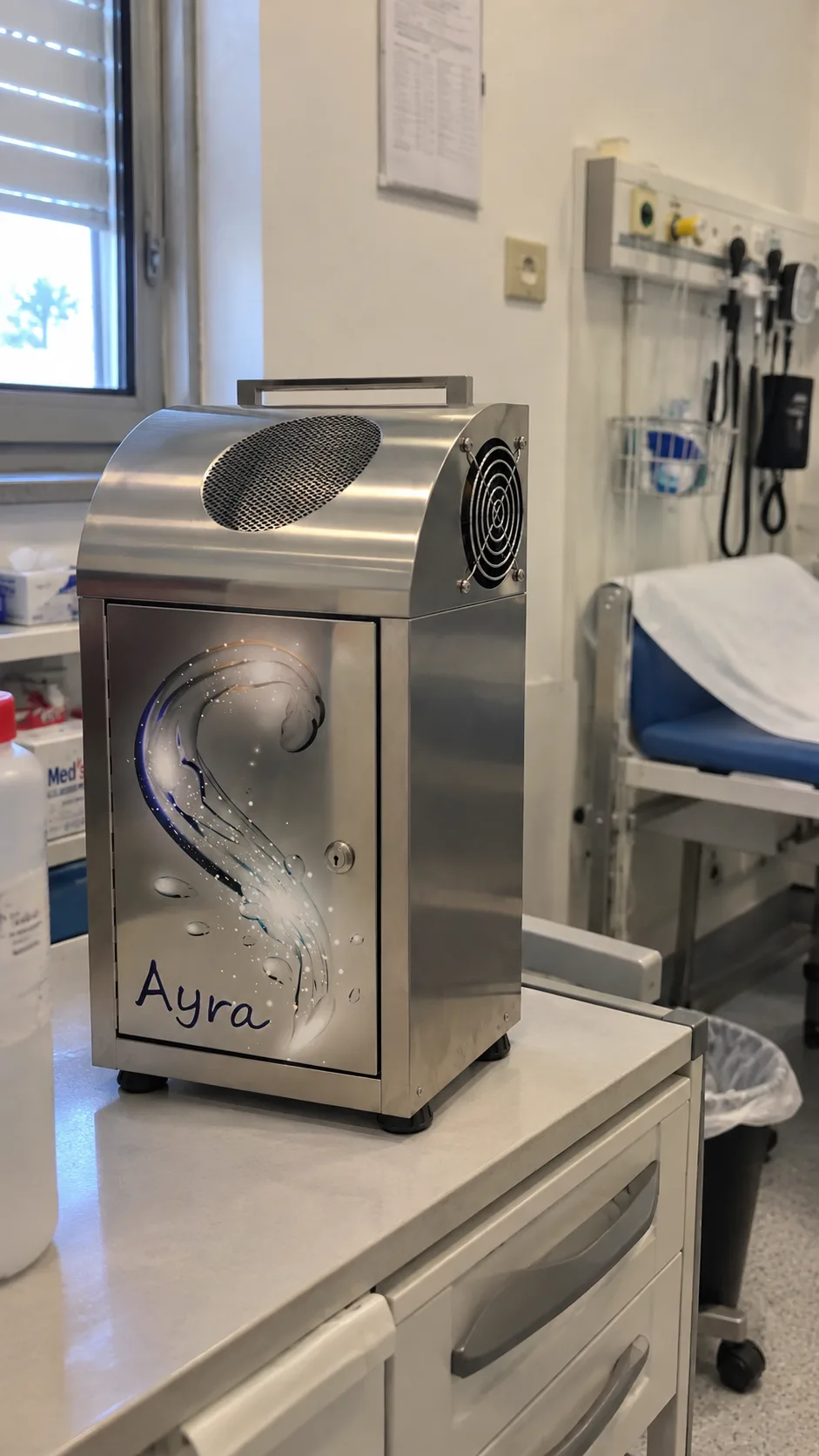Ayra Mini: disinfettante a nebulizzazione compatto da mobile o scaffale