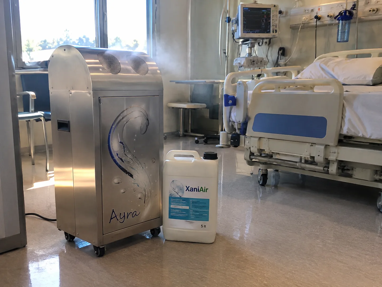 Ayra: dispositivo disinfettante a nebulizzazione per ambienti indoor