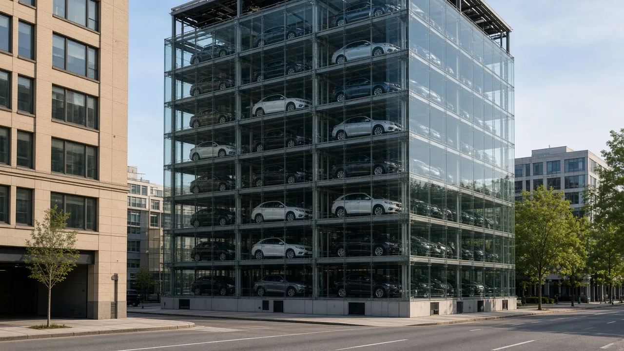Car vending machine explained: glass towers, online purchase and automated vehicle pickup