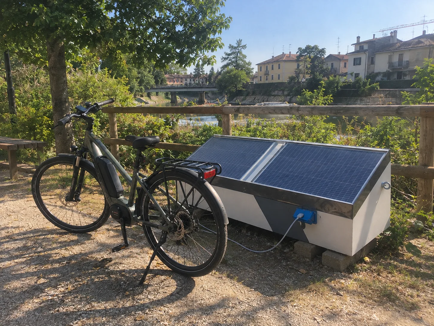 Come ampliare l'offerta di arredo urbano con le stazioni di ricarica solare per e-bike