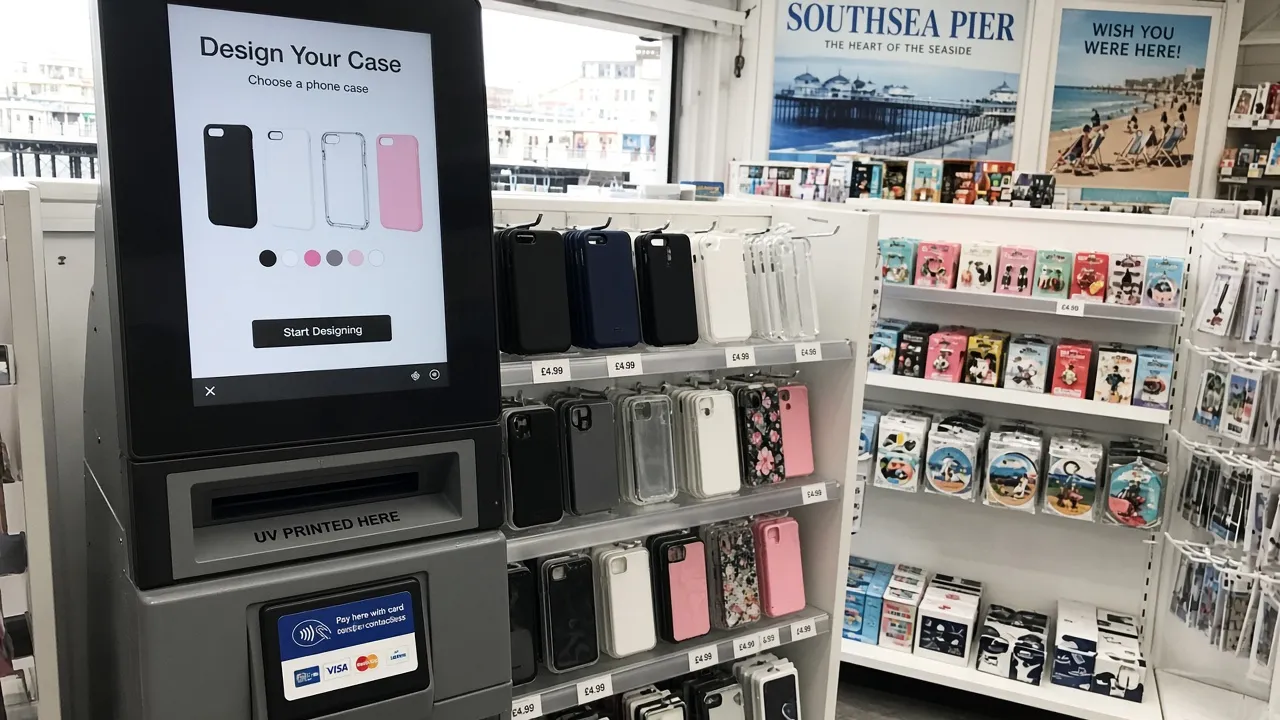 Vending machines for shopping malls and retail galleries