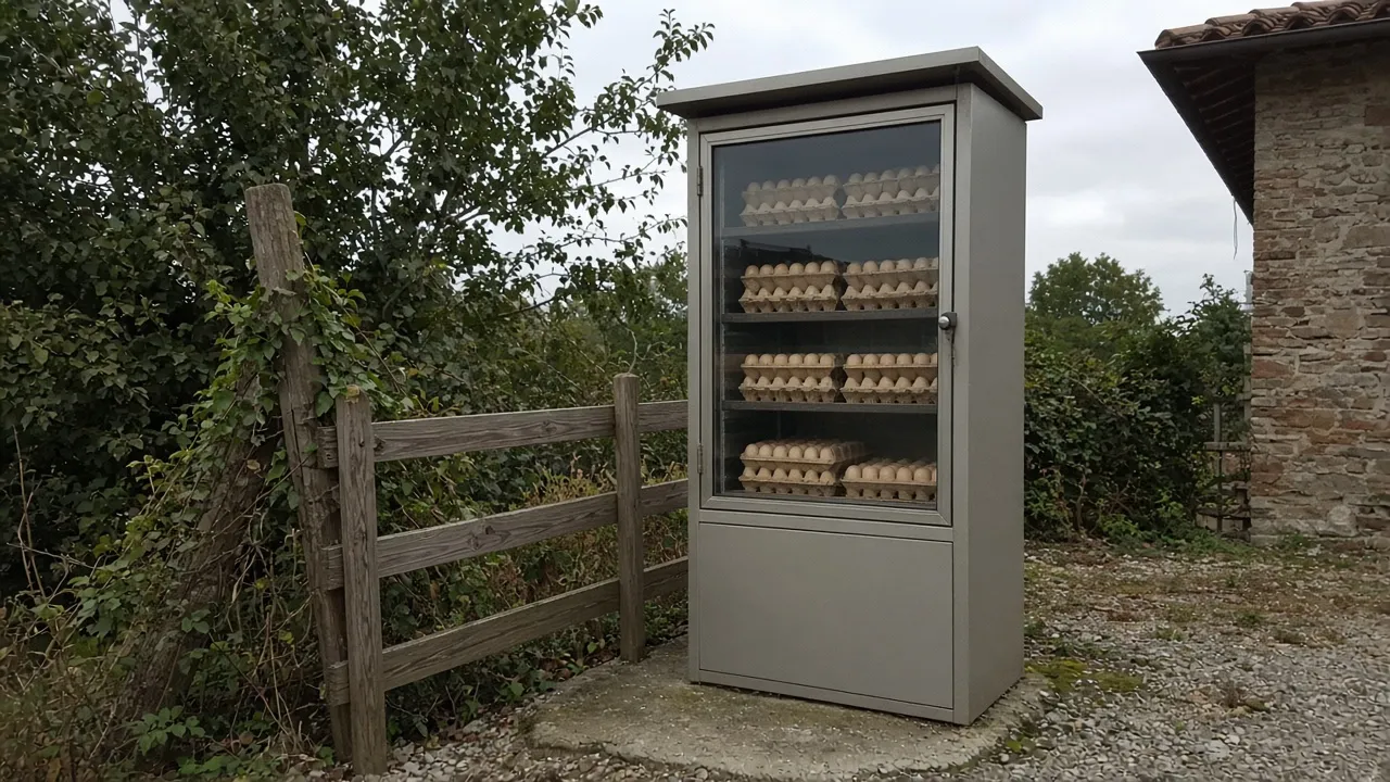 Distributore automatico uova fresche: guida locker, fattoria e vendita km zero