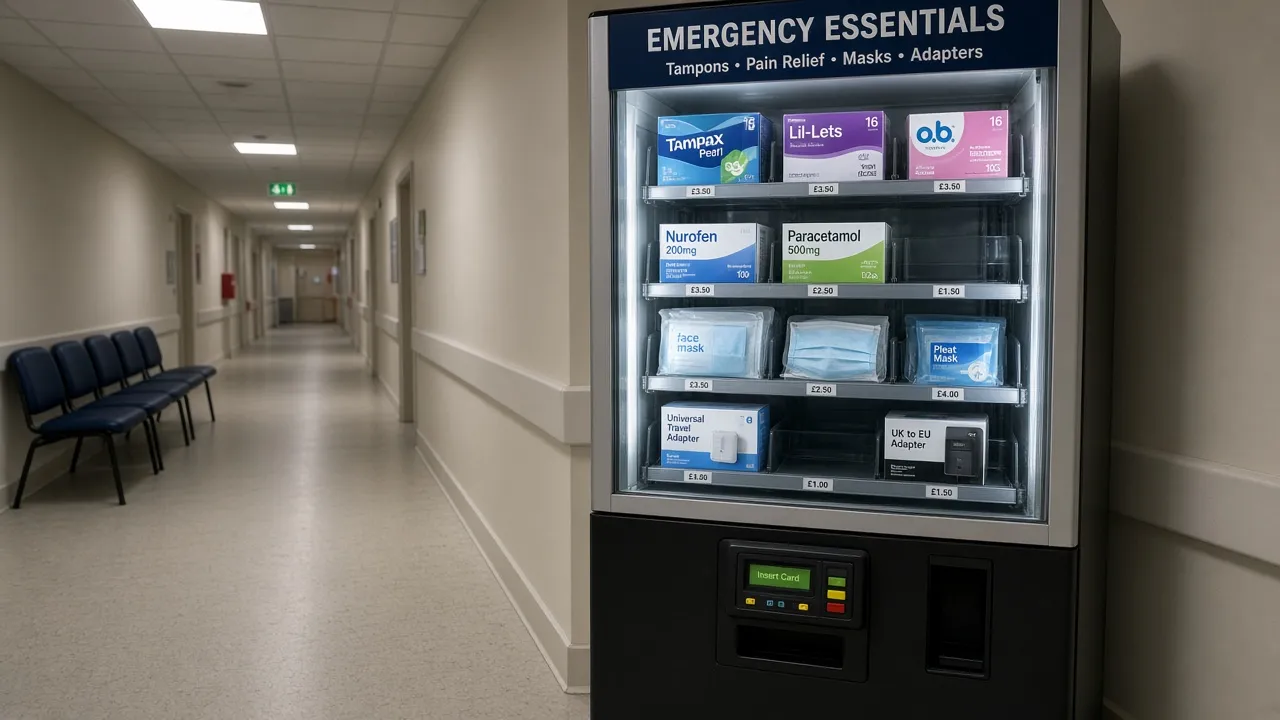 Vending machines for airports and stations: 24/7 service for travellers