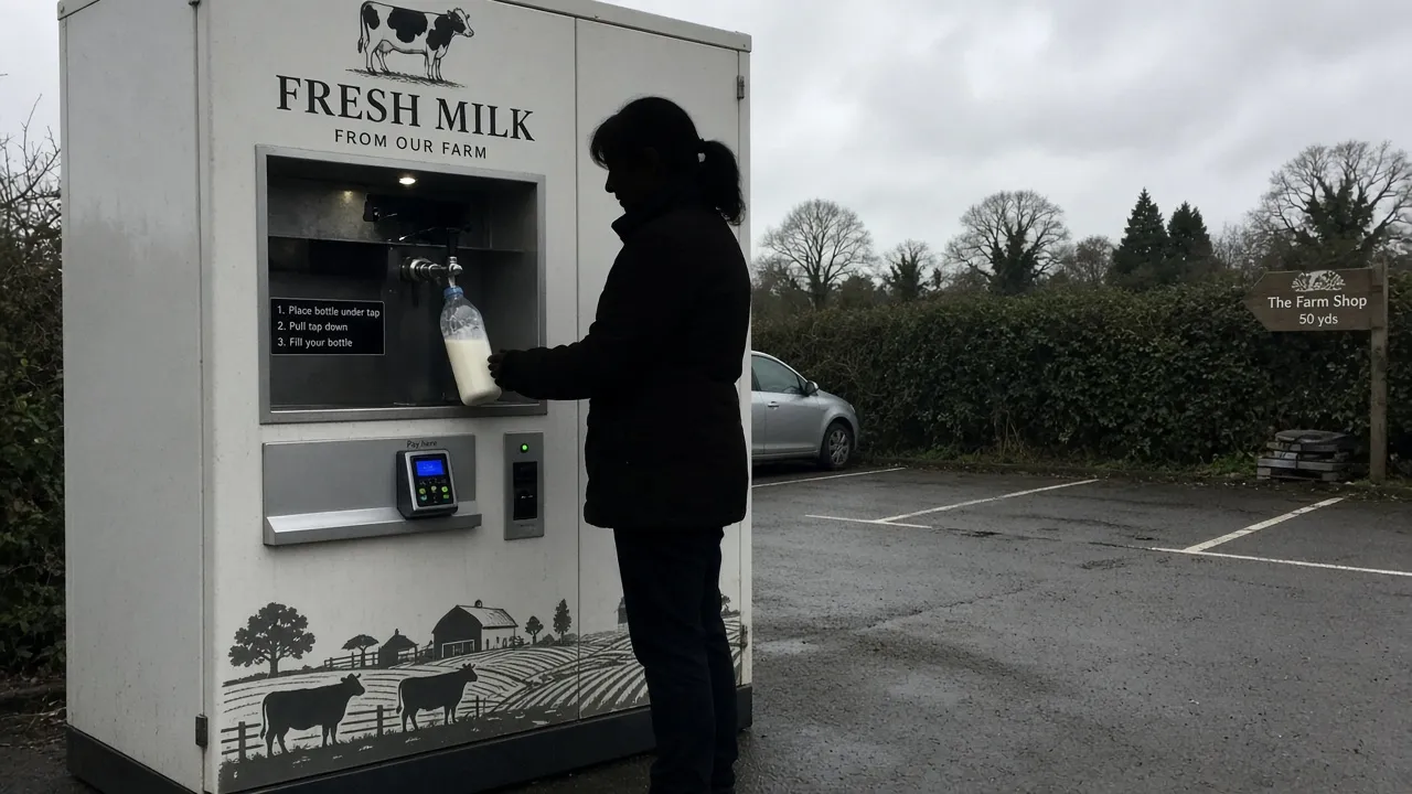 Fresh milk vending machine: a guide for farm-gate sales, raw milk and pasteurised bulk milk