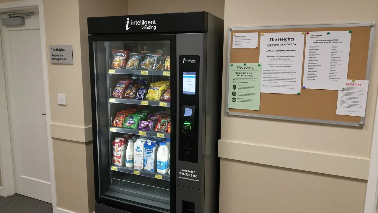 Vending machines for offices: a professional break area, turnkey
