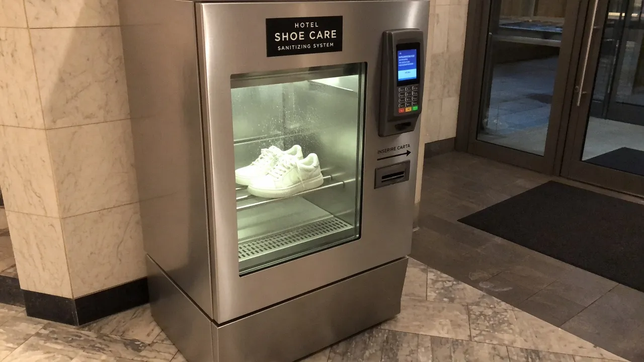 Macchine automatiche per pulire e igienizzare scarpe: guida per hotel, palestre e ingressi ad alto traffico