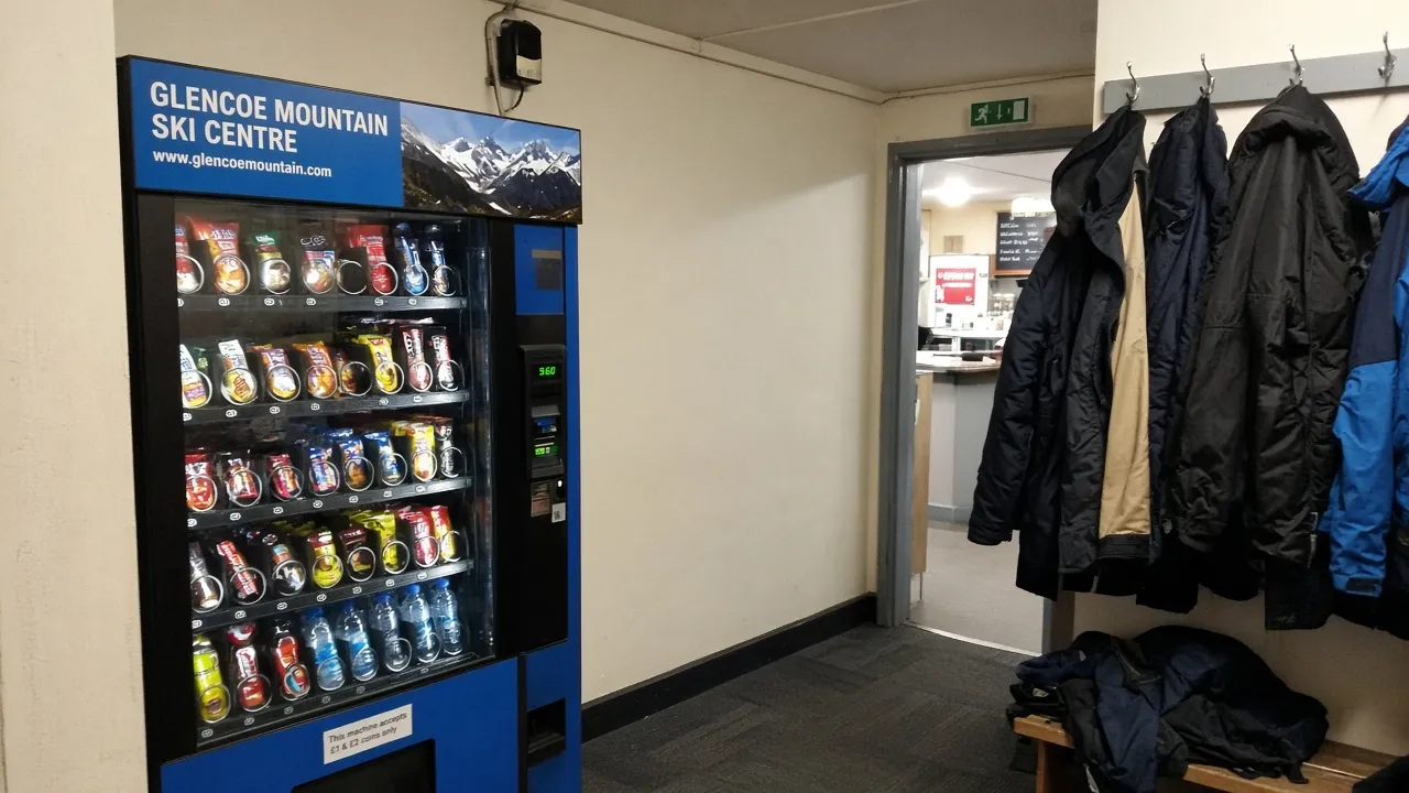 Vending machines for ski resorts, mountain lodges and alpine venues